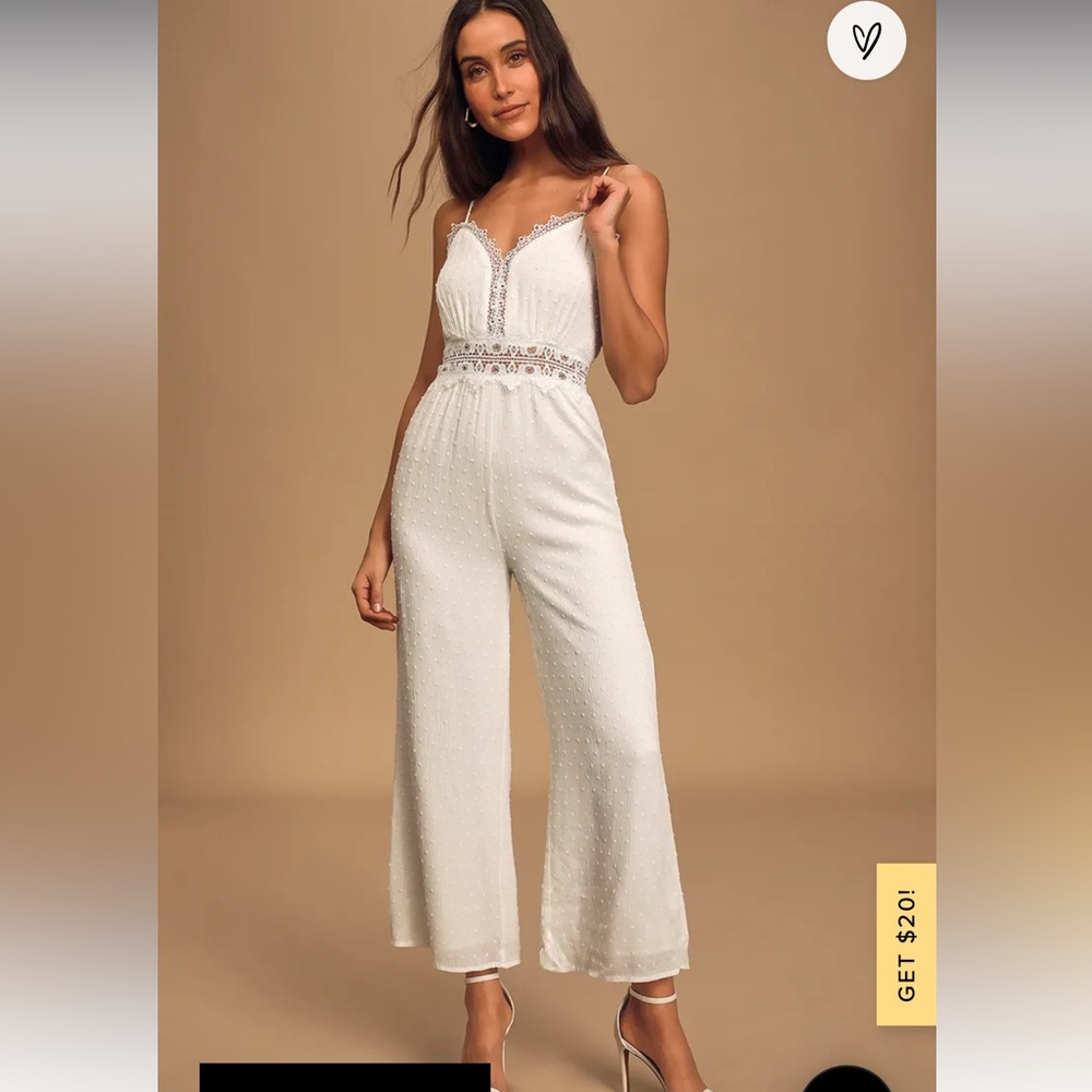 White Lulus Jumpsuit